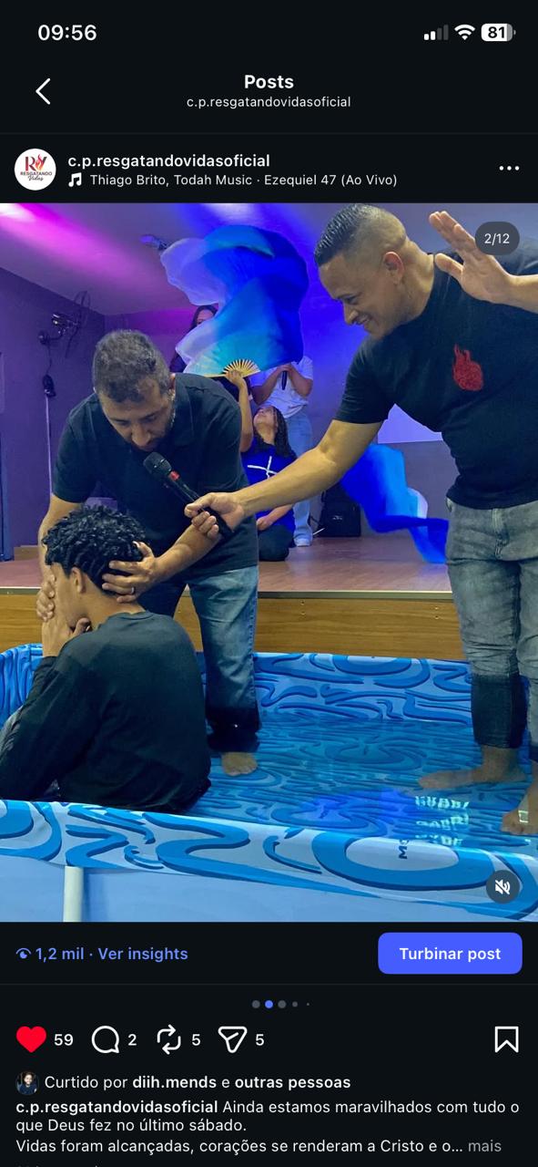 Momento da comunidade